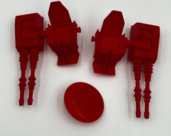 GI Joe Cobra Stun Vehicle Parts Original Unbroken Gun Seats Wheel Cover