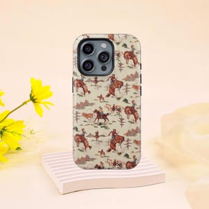 Rodeo TOUGH Phone Case – Rustic Western Style Protective Cover for iPhone 16 15 14 13 12 11 Pro Max Plus & Galaxy S23 S22 S21 S20 Ultra