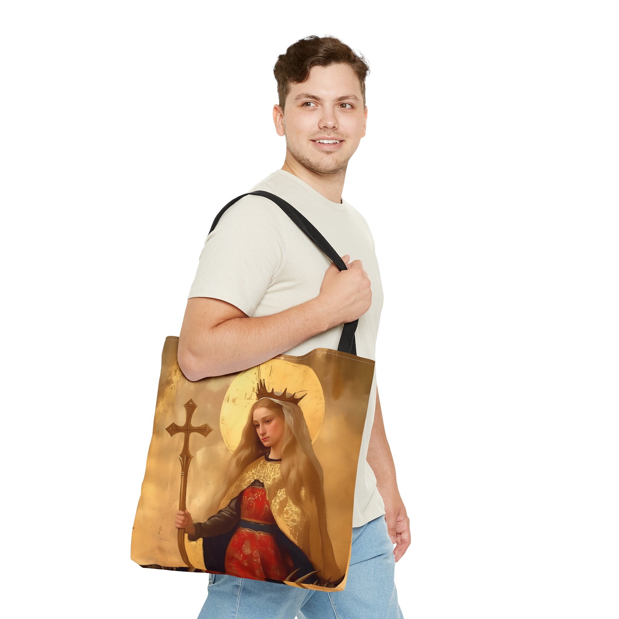 Saint Margaret of Antioch Tote Bag - Large Medium Small Faith Art Bag ...