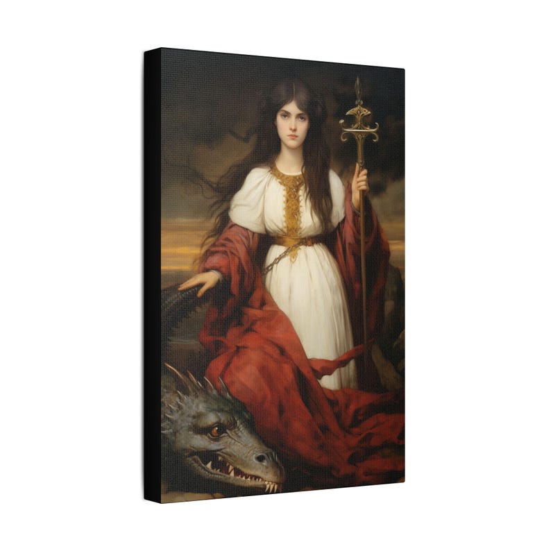 Saint Martha of Bethany Canvas Print - Multiple Sizes - Catholic Home ...