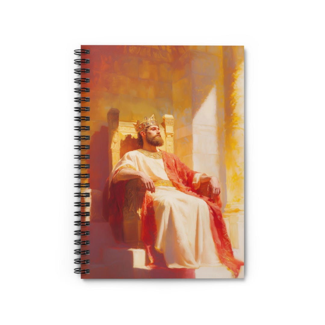 Solomon Notebook King Solomon: Keeper of God's Understanding - Sanctified Souls Art ...