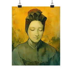 Saint Magdalene of Canossa - Sanctified Souls Print - Multiple Sizes - Premium Matte Vertical Posters - Catholic