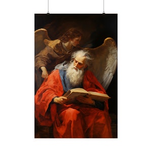 Saint Matthew the Apostle Print - Sanctified Souls Print - Multiple Sizes - Premium Matte Vertical Posters