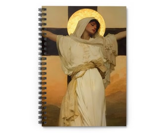 Saint Julia of Carthage - Sanctified Souls Art - Religious - Spiral Notebook - Ruled Line - Catholic Religious art present gift