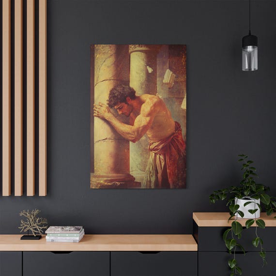 Samson - Museum Wrapped Canvas - Sanctified Souls Print