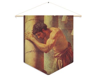 Saint Samson of Dol - Byzantine Art - Orthodox Catholic Holy Card