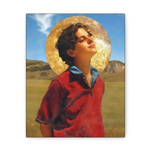 Blessed / Saint Carlo Acutis - Museum Wrapped Canvas - Sanctified Souls Print - Religious Art for your Home
