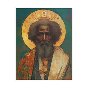 San Moisés - Lienzo de museo - Impresión de Almas Santificadas - Arte religioso para tu hogar