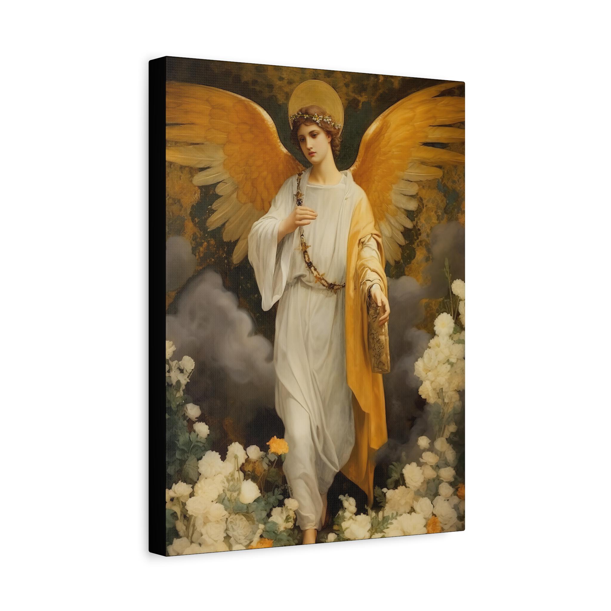 大天使ガブリエル - ギャラリーラップキャンバス - 聖なる魂のプリント