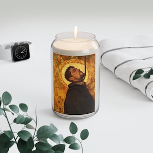 Saint John Ogilvie - Scented Prayer Candle, 13.75oz -  Candle - Catholic Art - prayer room Scented Candle - Religious gift