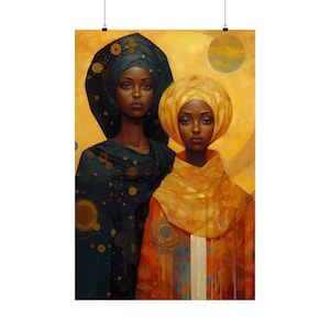 Saint Perpetua and Saint Felicity Print - Sanctified Souls Print - Multiple Sizes - Premium Matte Vertical Posters