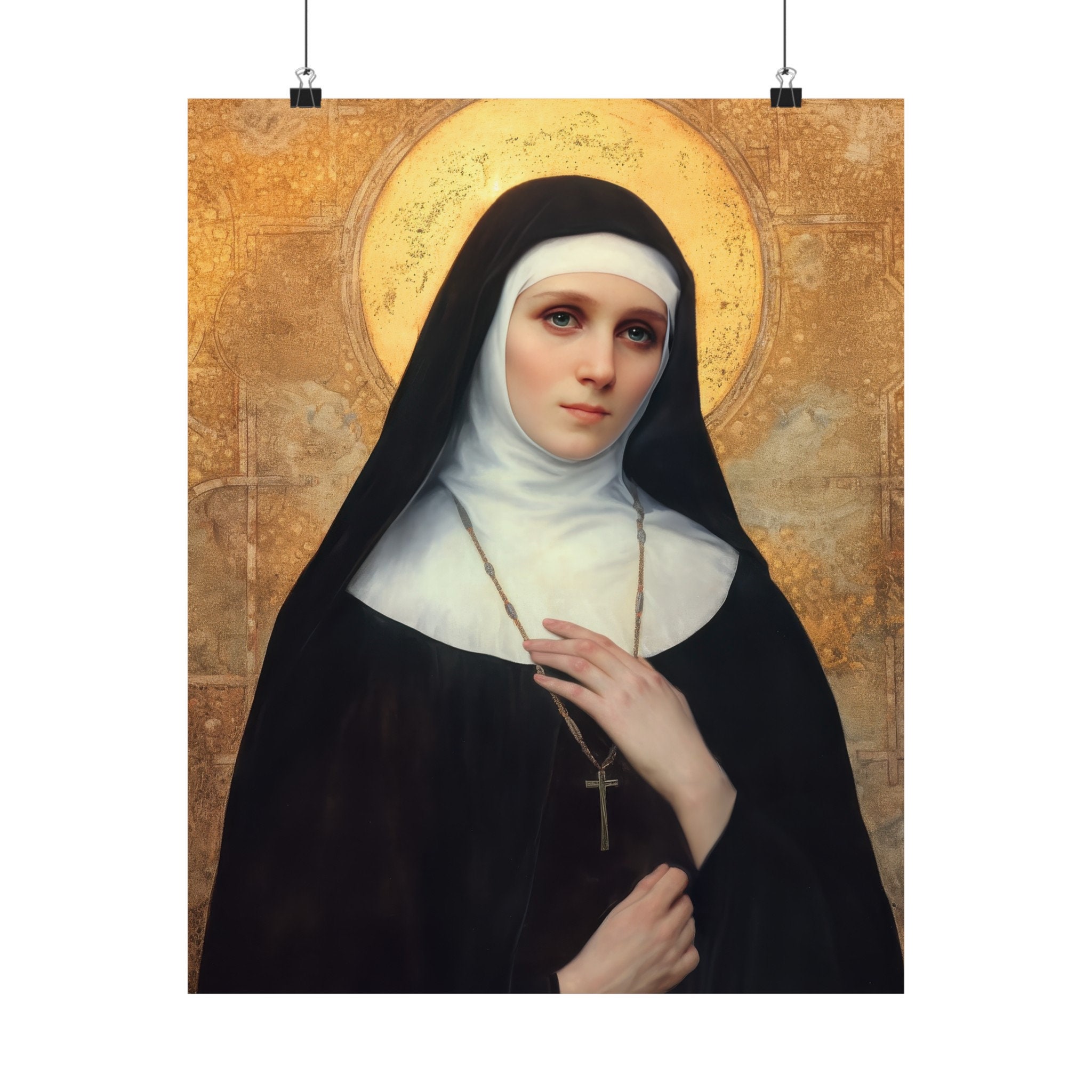 Saint Benedetta Cambiagio Poster Print - Sanctified Souls Print ...