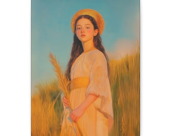 Saint Faith - Multiple Sizes - Catholic Home art - Museum Wrapped Canvas - Sanctified Souls Print - Martyr Saint
