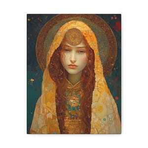 Saint Mary Magdalene Canvas Print - Multiple Sizes - Catholic Home art - Museum Wrapped Canvas - Sanctified Souls Print