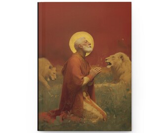 Saint Ignatius of Antioch Hardcover Lined Journal - Devotional Notebook - Double sided lined Journal - Hardcover Prayer Diary