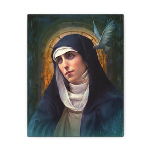 Saint Teresa of Avila - Museum Wrapped Canvas - Sanctified Souls Print - Religious Art for your Home