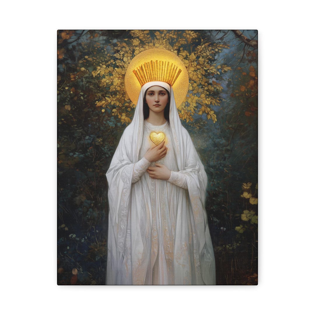 Our Lady of Beauraing - Our Lady of the Golden Heart - Marian Art ...
