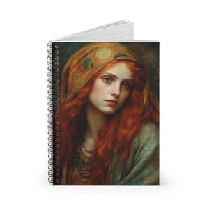 Diário da Paz Interior de Maria Madalena - Arte das Almas Santificadas - Caderno de Base Religiosa - Caderno Espiral - Linha Governada imagem 2