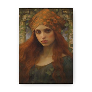 Gaze of Devotion : Mary Magdalene Canvas Print - Multiple Sizes - Gallery Wrapped - Saints Art for your Home