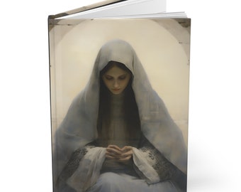 Maria de Heilige Maagd, gelinieerd dagboek met harde kaft - devotional notebook - dubbelzijdig gelinieerd hardcover dagboek - gebedsdagboek