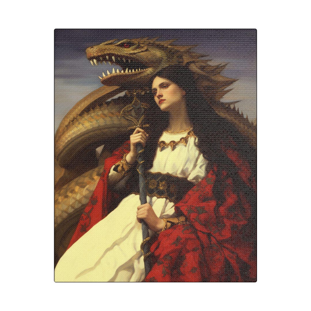 Saint Martha of Bethany Canvas Print - Multiple Sizes - Catholic Home ...