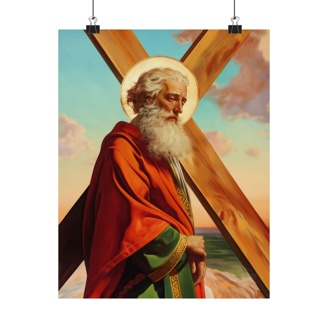 Saint Andrew the Apostle - Sanctified Souls Print - Multiple Sizes ...