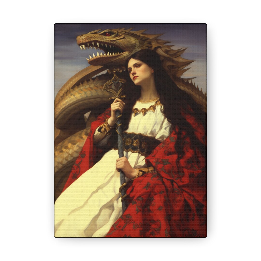 Saint Martha of Bethany Canvas Print - Multiple Sizes - Catholic Home ...
