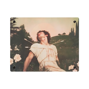 Saint Sebastian Wall Art Panel - Ready to Hang Acrylic Print - Catholic Saint Art - Patron Saint Print - No Frame needed