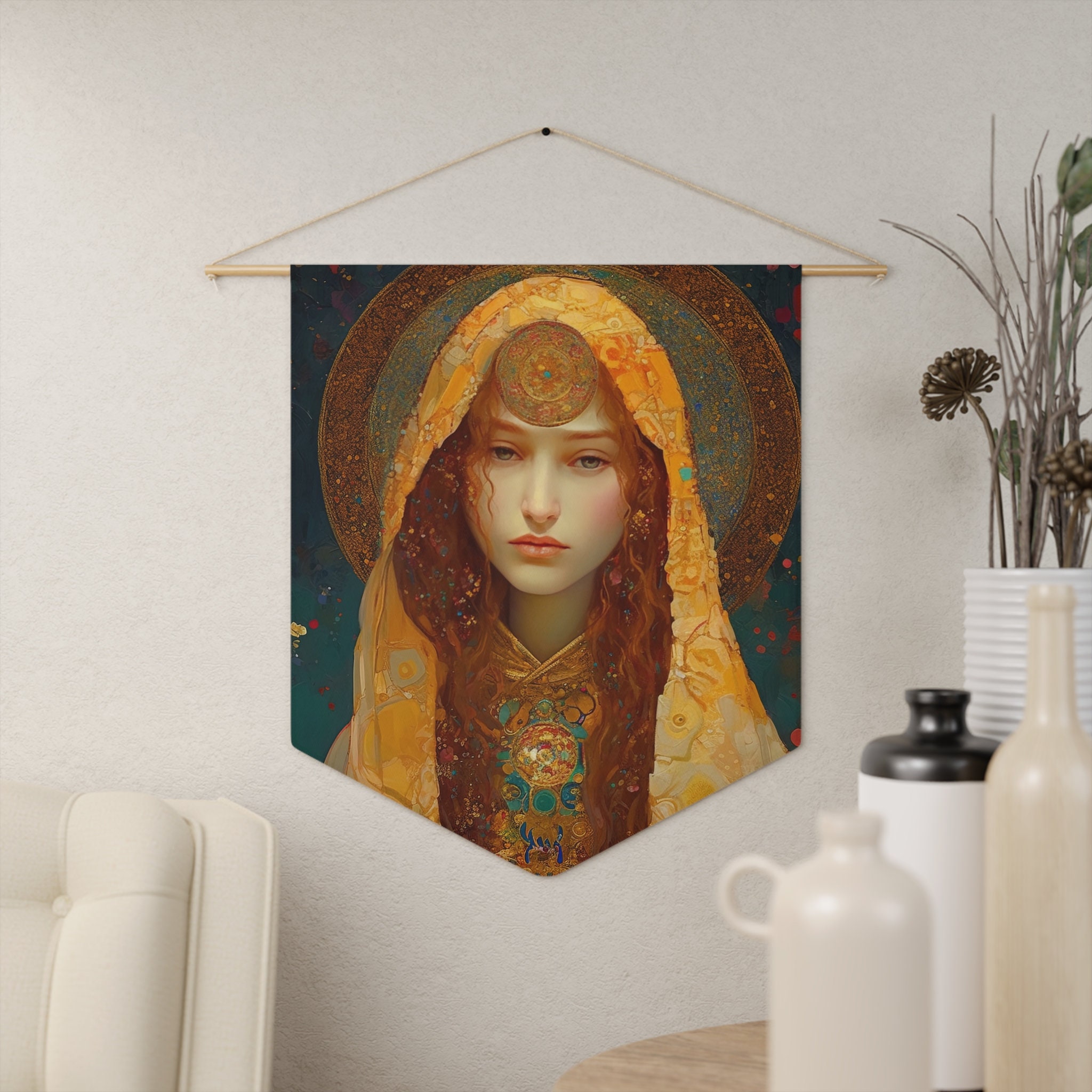 Saint Mary Magdalene Wall Banner / Wall Hanging / Religious Art Wall ...