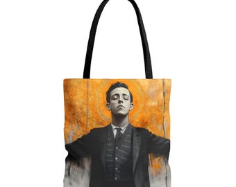 Bolsa de mano Pro del Bendito Miguel - Bolsa grande, mediana y pequeña con arte religioso - Monedero católico - Doble cara - Bolsa para la Biblia - Bolsa de oración