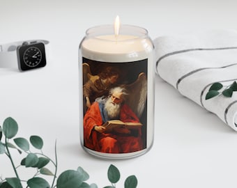 Saint Matthew the Apostle  - Scented Prayer Candle, 13.75oz - Tall Size - Religious Prayer Candle - Catholic Art