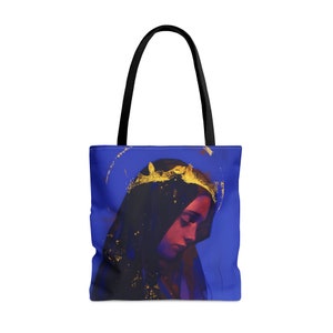 Maria, Mutter Gottes - Königin des Himmels und der Erde Einkaufstasche - Große, mittelgroße Glaube Kunsttasche - Katholischer Glaube Geldbörse - Religiös Alles tragen