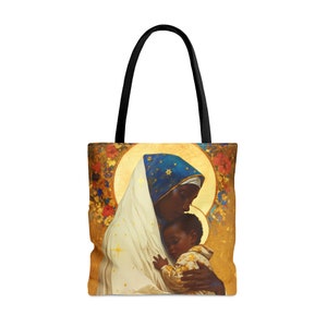Königin des Friedens und der Liebe - Unsere Dame von Kibeho's Message Einkaufstasche - Große Mittel Kleine Glaube Kunsttasche - Katholischer Glaube Geldbörse - Religiös