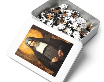 Saint Alice - Puzzle e scatola dei ricordi - Puzzle religioso (30, 110, 252, 500,1000 pezzi) - Puzzle religioso