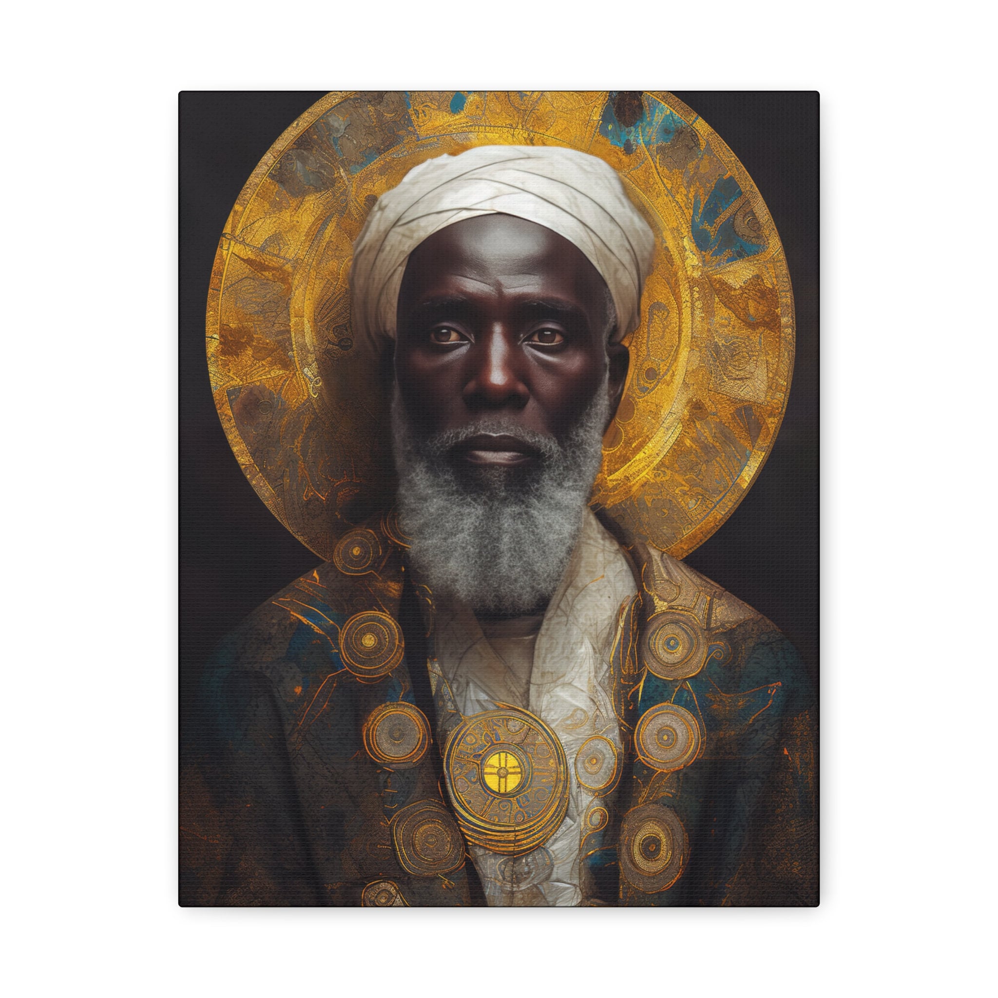 Saint Benedict the Moor - Gallery Wrapped Canvas - Sanctified Souls ...