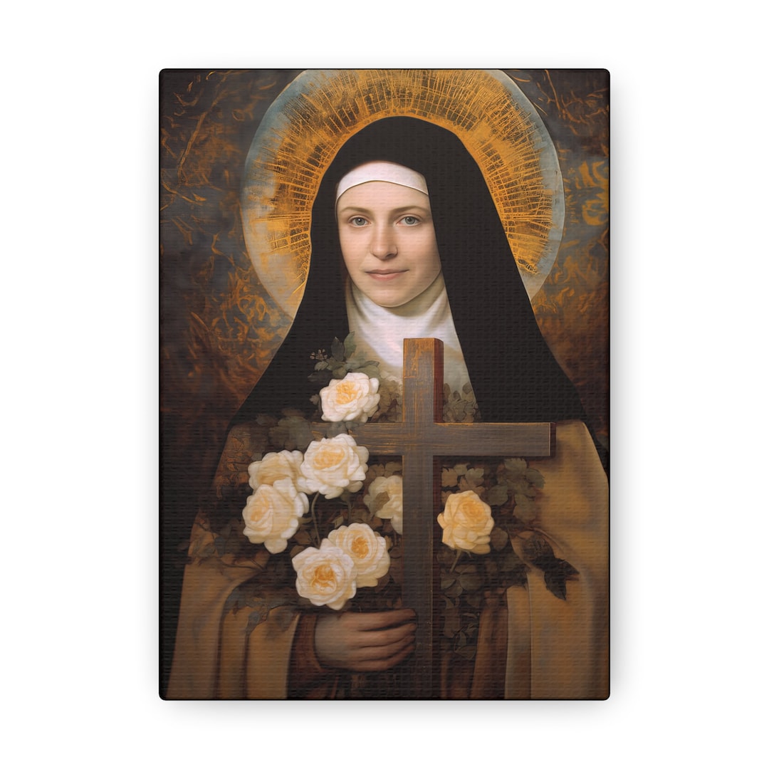 Saint Therese of Lisieux - Gallery Wrapped Canvas - Sanctified Souls ...