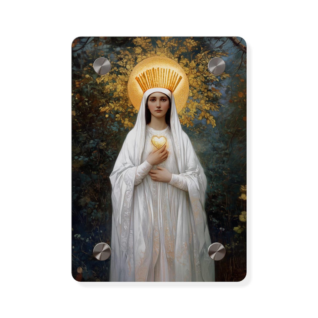 Our Lady of Beauraing - Our Lady of the Golden Heart - Marian Art ...