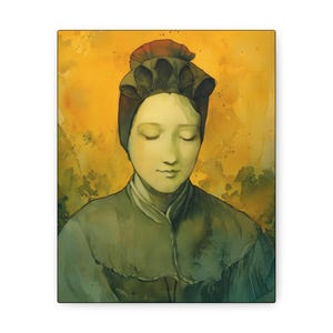 Saint Magdalene of Canossa - Museum Wrapped Canvas - Sanctified Souls Print - Religious Art for your Home