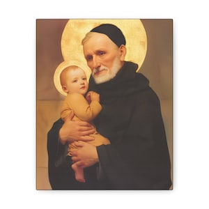 Saint Bernardino Realino - Gallery Wrapped Canvas - Print - Religious Art for your Home - Catholic art print - prayer room art