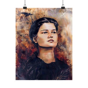Beata Pierina Morosini Impresión de carteles - Impresión de almas santificadas - Múltiples tamaños - Carteles premium - Arte católico para su hogar