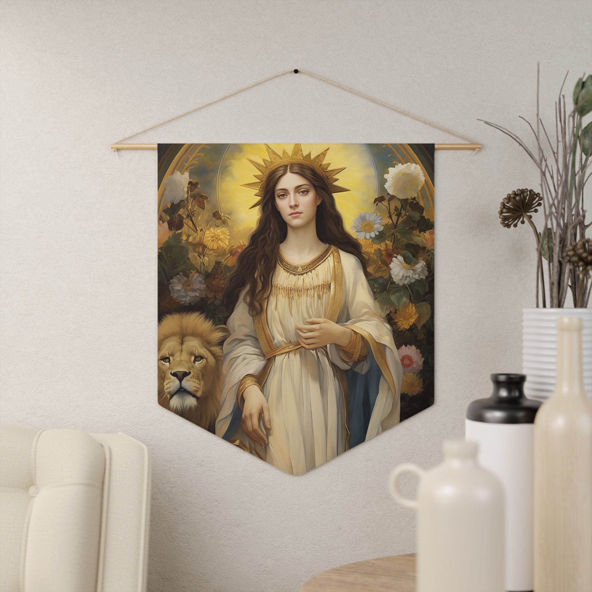 Saint Thecla Wall Banner / Wall Hanging / Pennant - Unique Religious ...