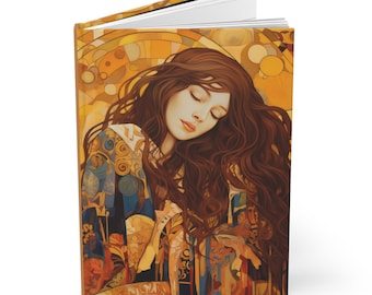 Saint Mary Magdalene Hardcover Lined Journal - Devotional Notebook - Double sided lined Hardcover Journal - Catholic Art