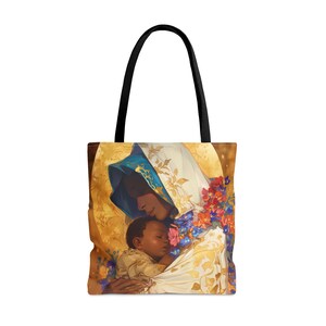 Göttliche Ausstrahlung - Unserer Lieben Frau von Kibeho Segens-Einkaufstasche - Große, mittelgroße, kleine Glaubens-Kunsttasche - Katholischer Glaubens-Geldbeutel - Religiös Alles tragen