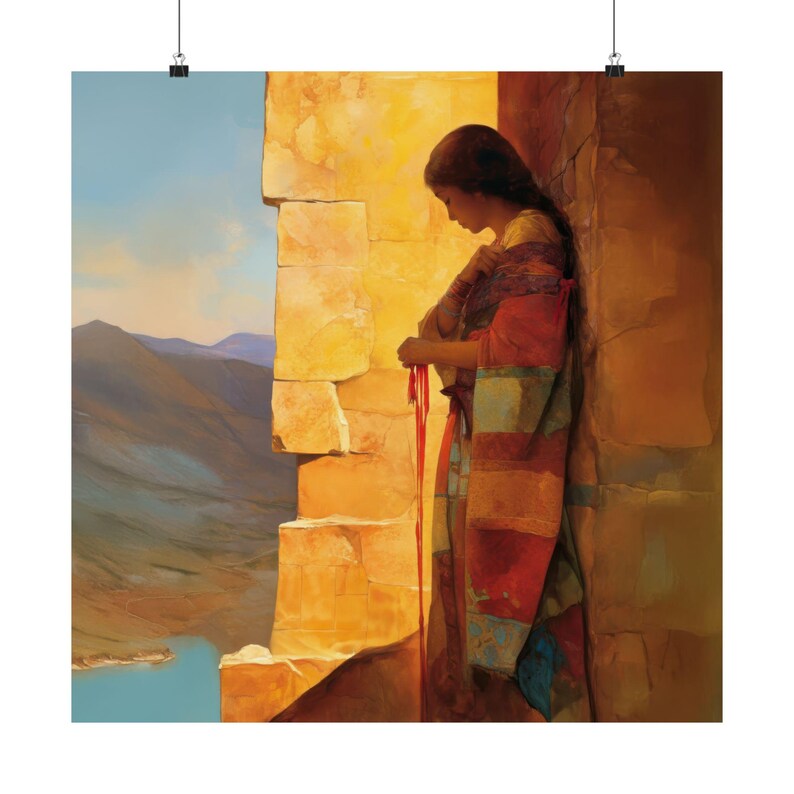 A Thread Through the Line of Christ - Rahab - Sanctified Souls Print ...