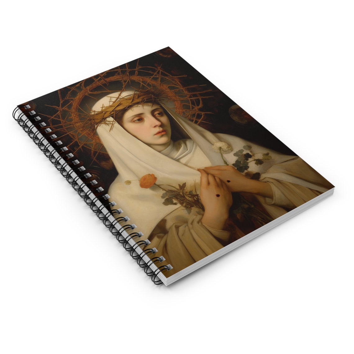 Saint Catherine of Siena Spiral Journal - Sanctified Souls Art ...