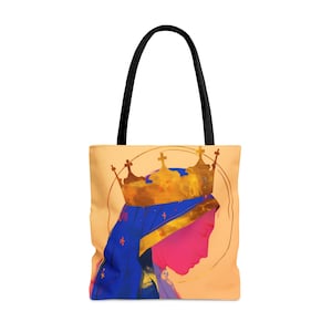 Mutter Maria - Quelle der ewigen Anmut-Einkaufstasche - große, mittelgroße Glaubens-Kunst-Tasche - katholischer Glaubens-Geldbeutel - religiös tragen alles