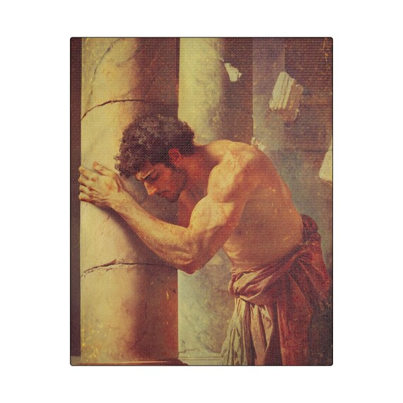 Samson - Museum Wrapped Canvas - Sanctified Souls Print