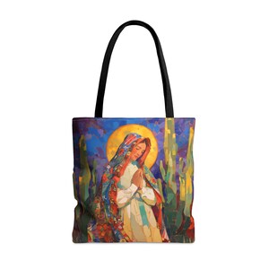Strahlendes Licht Unserer Lieben Frau von Guadalupe Tragetasche - Große, mittelgroße, kleine Glaube-Kunsttasche - Katholischer Glaube Geldbörse - Religiös Alles tragen