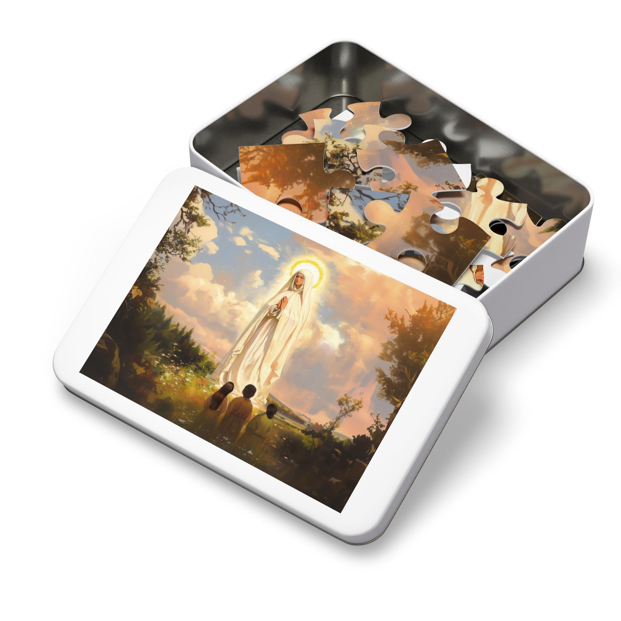 Our Lady of Fátima - Puzzle and Keepsake Tin - Religious (30, 110