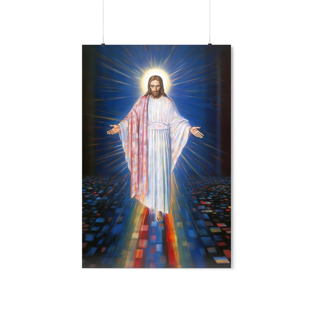 Christ - Our Divine Lord Savior - Print - Sanctified Souls Print ...